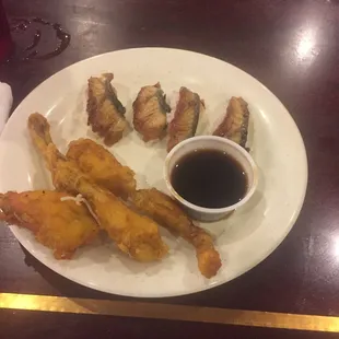 Salt &amp; Pepper Frog Legs and Eel
