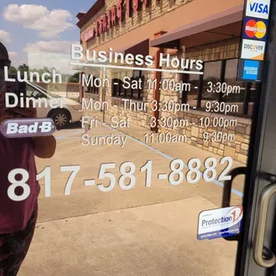 Hours are wrong.. fri sat open at 10am