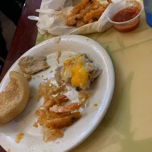 You have no idea how many shrimp and mussels I just ate! Time for a nap!