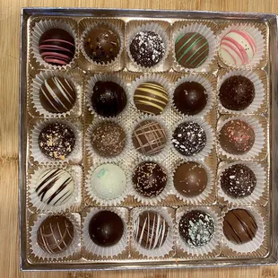 a variety of candies