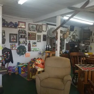 various items in a room