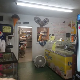 an ice cream shop