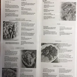 Menu. Note: Big Fish is not on the menu but you can order it. ~$17 It looks delish!