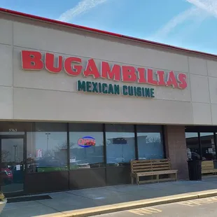 View from parking lot