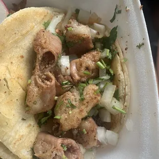 Tripe taco