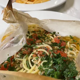 Pasta al cartoccio