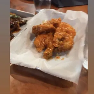 Henny glazed shrimp