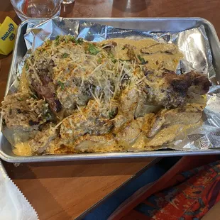 Alfredo Turkey Leg