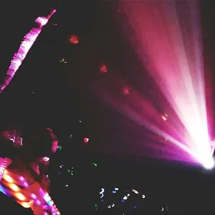  a man performing on stage