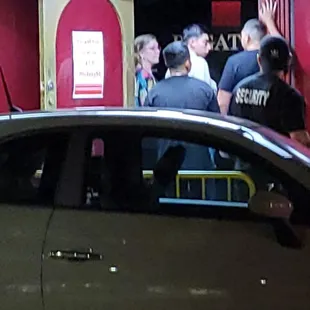 This was the rude owner with glasses