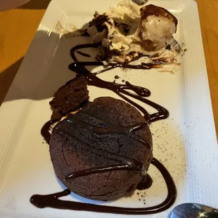 a chocolate dessert