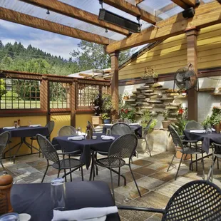 Patio dining year round