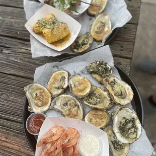 Best food in New Orleans, the Street Corn is incredible.
