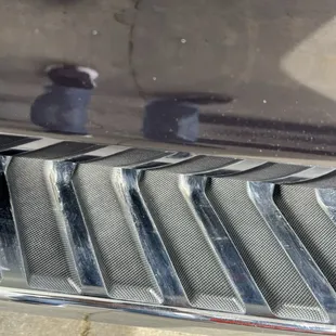 Running boards after they tried to clean them