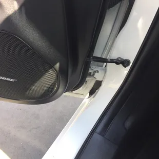Inside of door