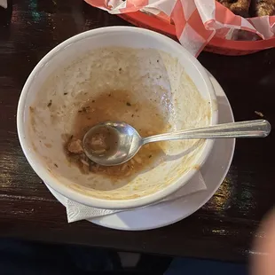 Uh oh, no more gumbo!