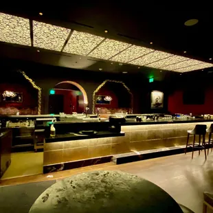 the interior of a restaurant