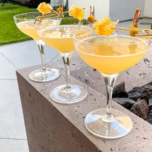 Machu Picchu cocktail - eat the flower and feel the tingle!  @restaurant_aholic