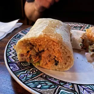 Buho Burrito with chicken