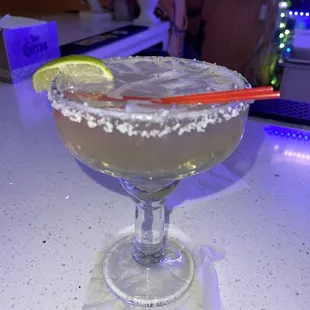 Classic lime margarita