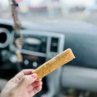 Tasty eggroll.