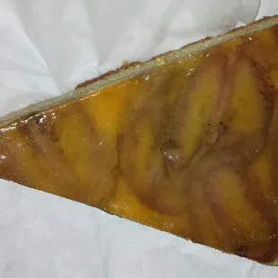 Top view of the Banana Cake