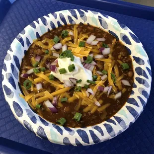 Alex&apos;s famous beef and bean chili!