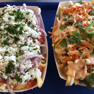 Greek fries and Bahn-Mi fries