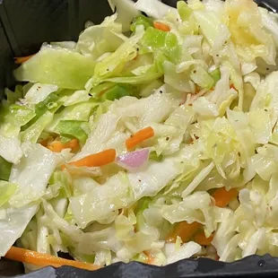 Fresh coleslaw