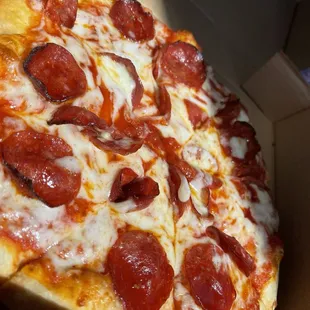 Pepperoni pizza