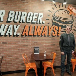 Evening out at Build My Burgers