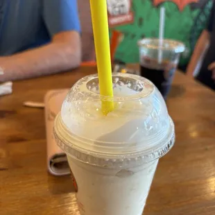 Vanilla milkshake