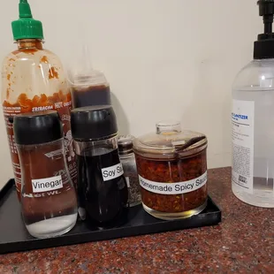 Yummy Dinner @BYOR; 1/26/2022. Their Condiments right on your Own Table &amp; Hand Sanitizer.