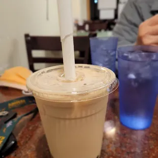 Yummy Dinner @BYOR; 1/26/2022. Ordered a Milk Tea w/Boba :) to go with my Dinner &amp; brought the rest of it home.