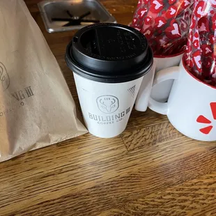 Bourbon lattes, raspberry pastries and Yelp swag!