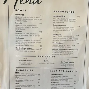 Good menu