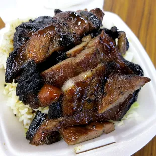 Buk Kuk Chicken's amazing BBQ Teri' Pork Mini Plate! Err, I mean Buk Buk Kitchen!