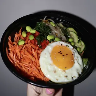 Bibimbap on Stone Bowl