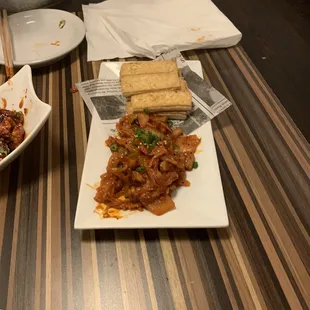 a woman eating a meal