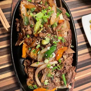 Rib Eye Bulgogi Skillet