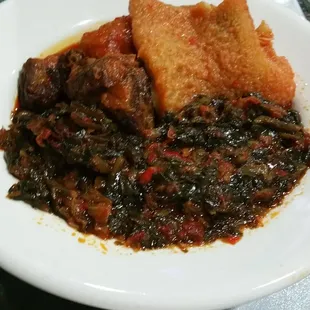 Efo riro was excellent!