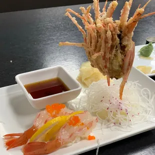 Sweet shrimp sushi