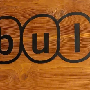 Bul sign near entrance