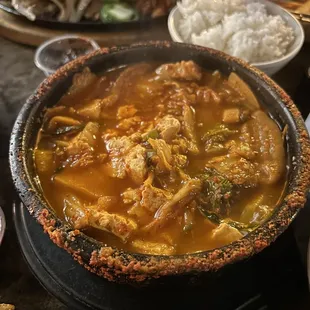 Kimchi Jjigae with pork