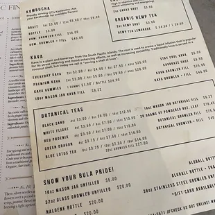 Menus