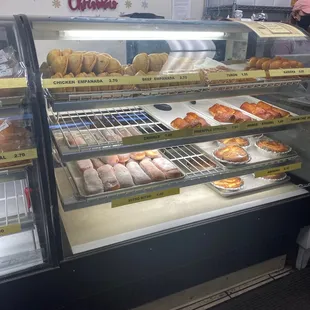 Lots of bread/pastries to choose from!