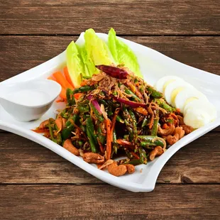 a plate of food