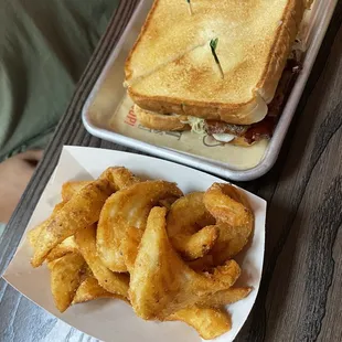 BLT and fries