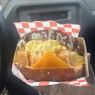 Frenchie E.T.C. Eggdrop (Eggs, Tots, & Cheese)
