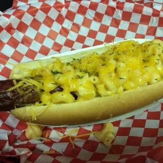 Mac N Cheese Dog